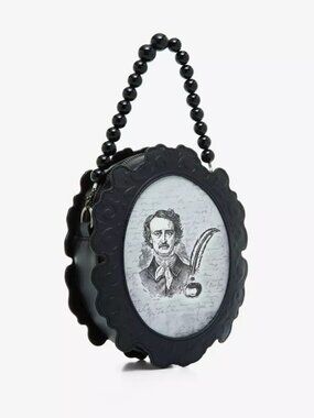 Hot Topic Edgar Allen Poe Cameo Crossbody Bag